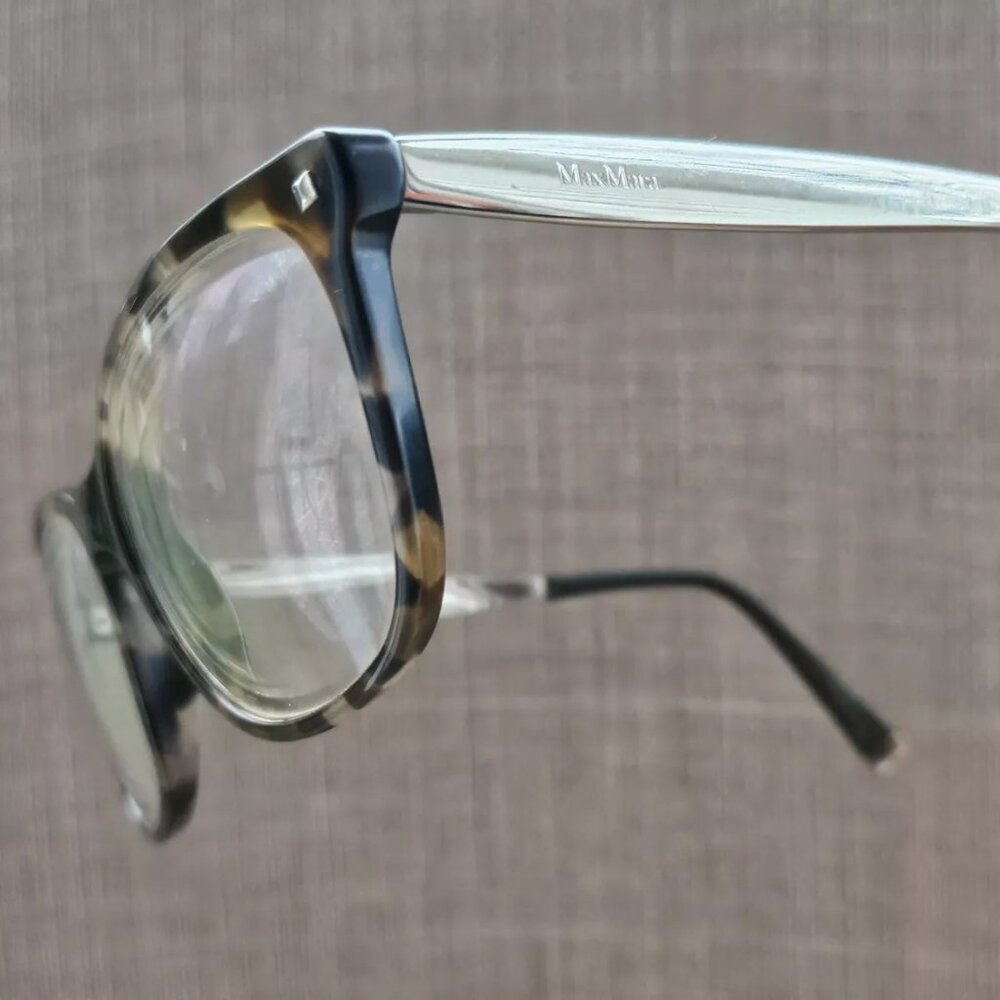 Max Mara Women Eyeglasses Frame Brown Tortoise Glasses Frame Eyewear